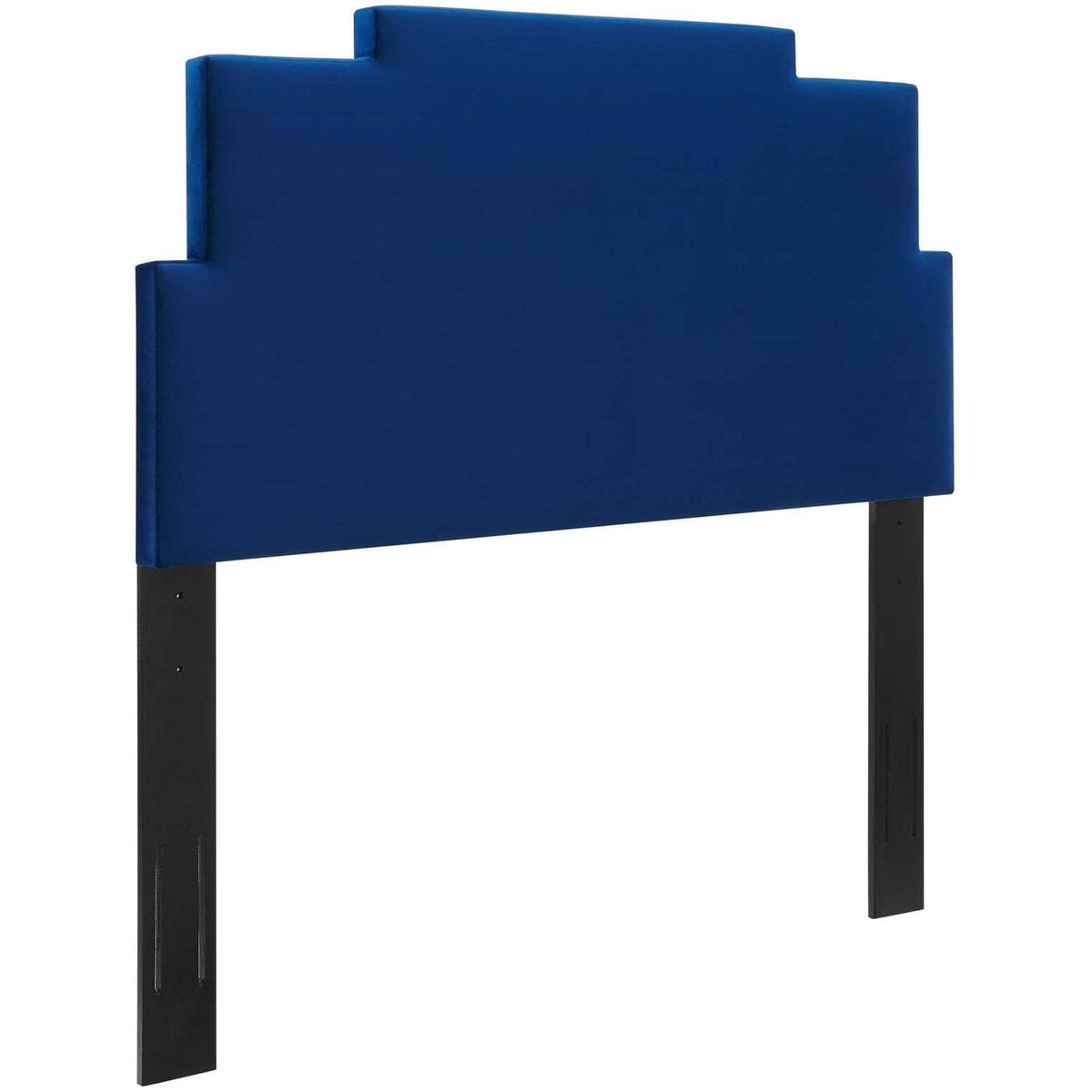 Navy Performance Velvet King/California King Headboard A75393
