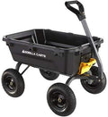 7 Cu. Ft. Heavy-Duty Poly Garden Dump Cart with No-Flat Tires A826