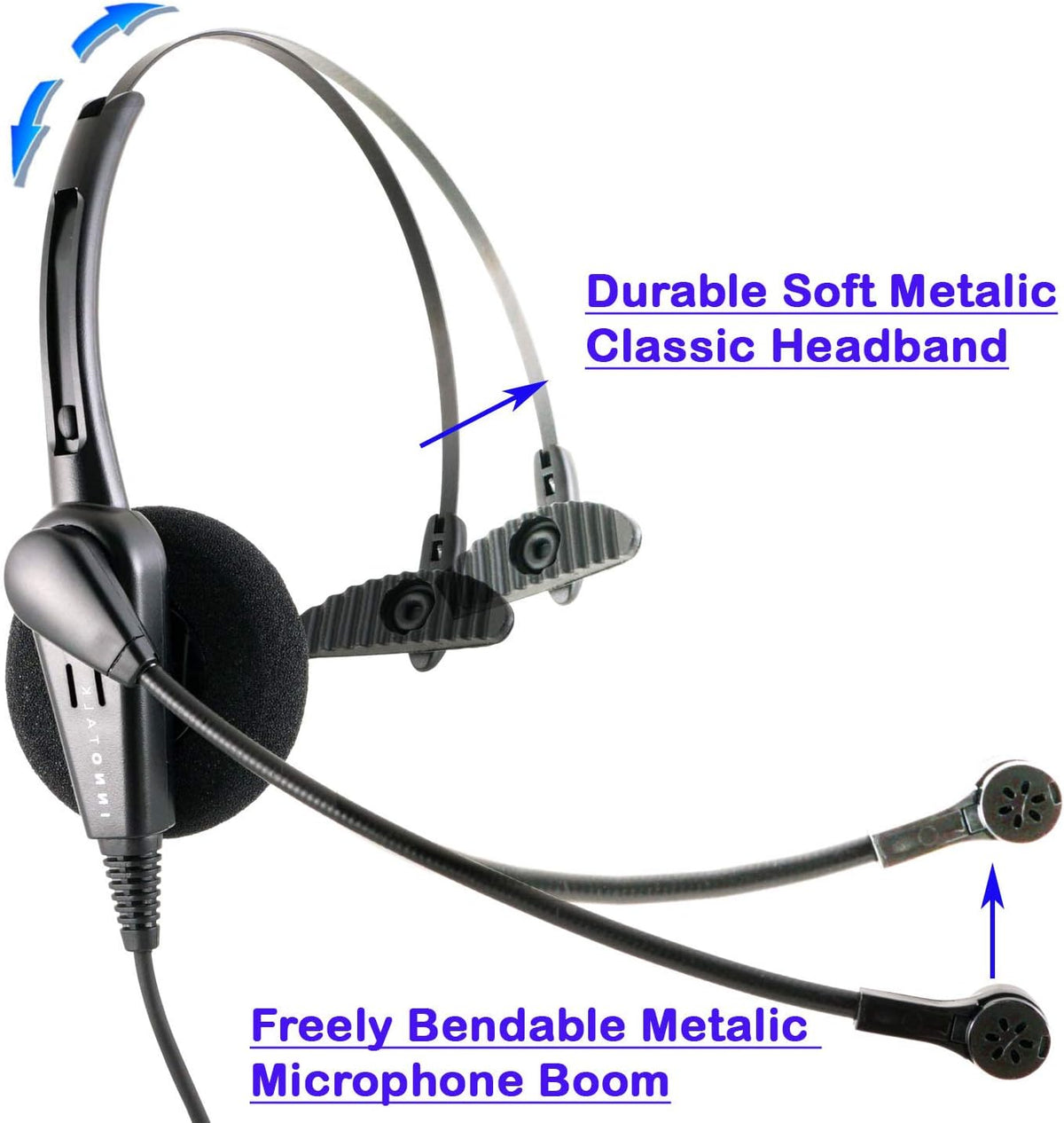 Phone Headset with Noise Cancelling Mic G168