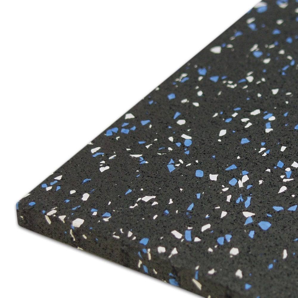 3/16 in. x 4 ft. x 13 ft. Black Rubber Flooring W745