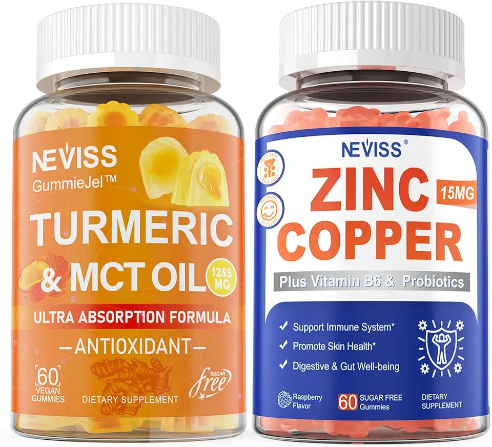 Turmeric Gummies 1000mg Zinc Copper Gummies P443710