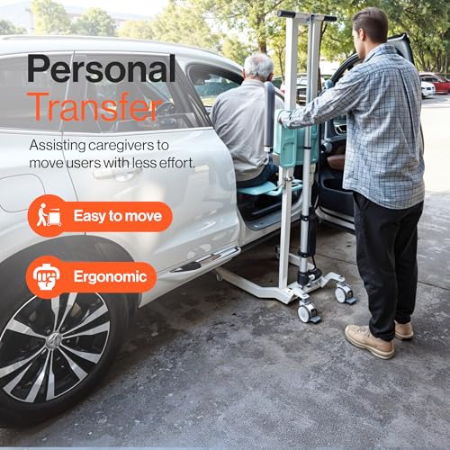 Electric Floor to Stand Lift, 500 Lbs Capacity, Portable, Adjustable T770734