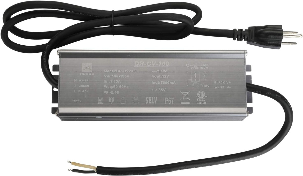 96W LED Dimmable Power Supply Adapter, 24V DC, Pack of 2 B740597