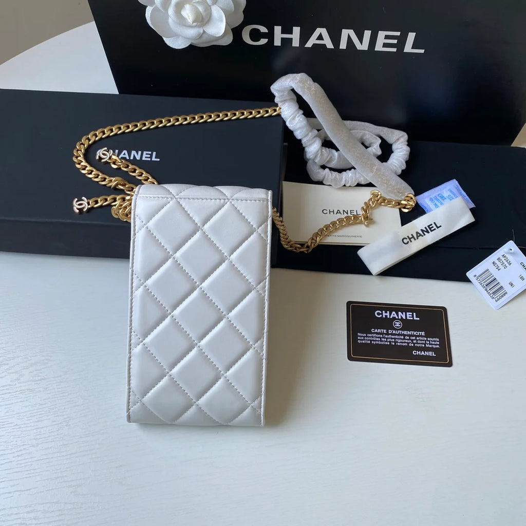 White Phone Holder Bag G4967