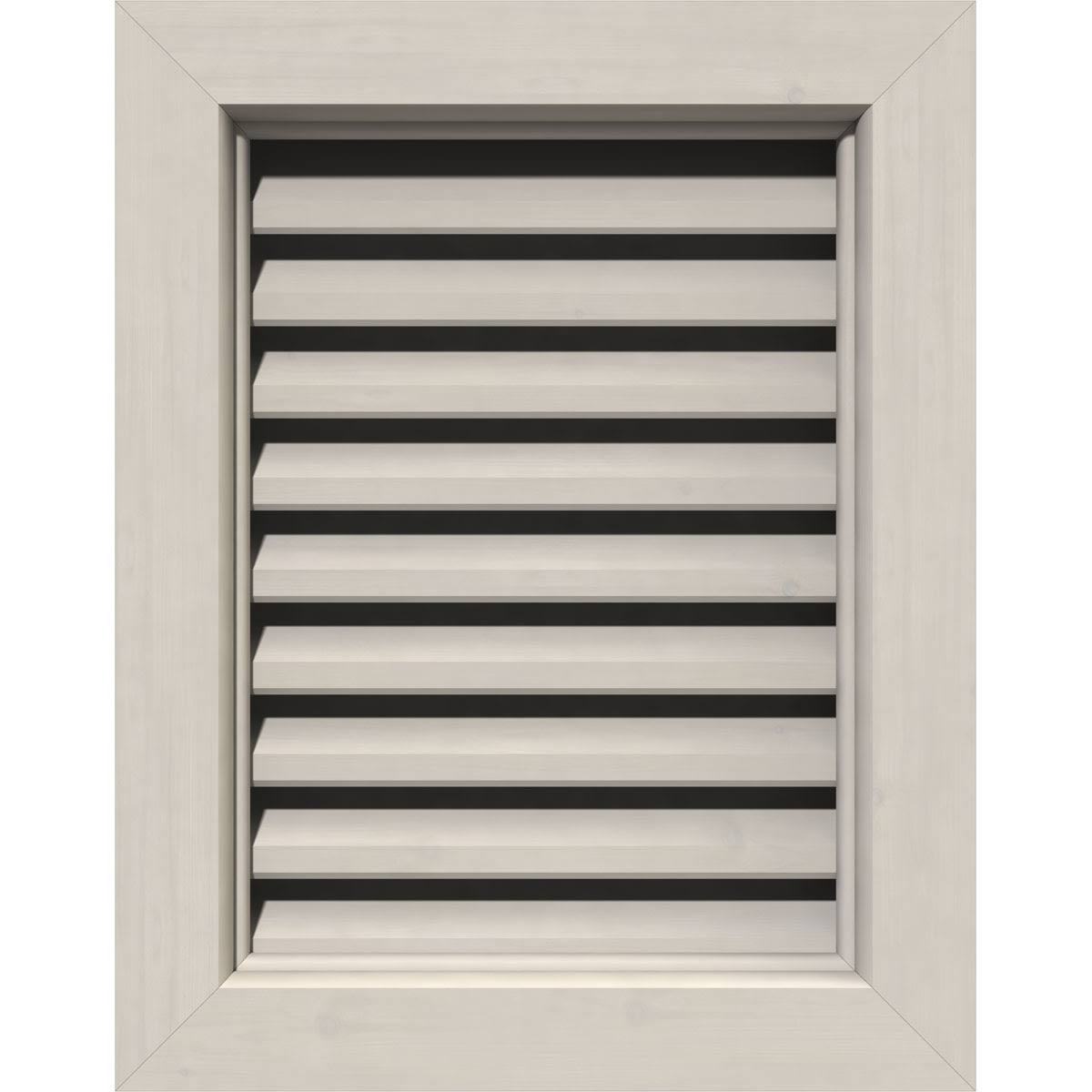 14 inchw x 18 inchh Primed Western Red Cedar Gable Vent A432057