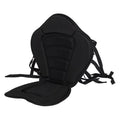 Black Kayak Seat Cushion with Detachable Backrest and Bag R954