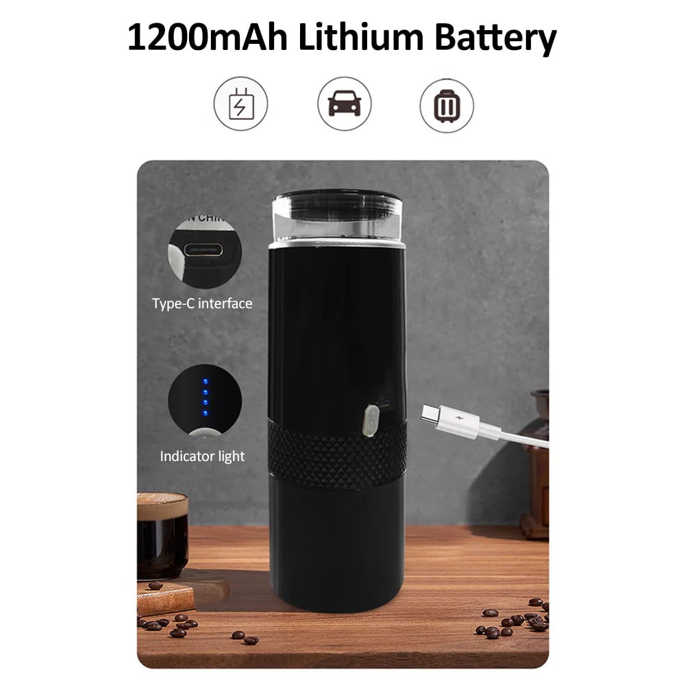 Portable Wireless Rechargeable Capsule Espresso Machine B32504