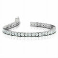 14K White Gold Tennis Bracelet O792690