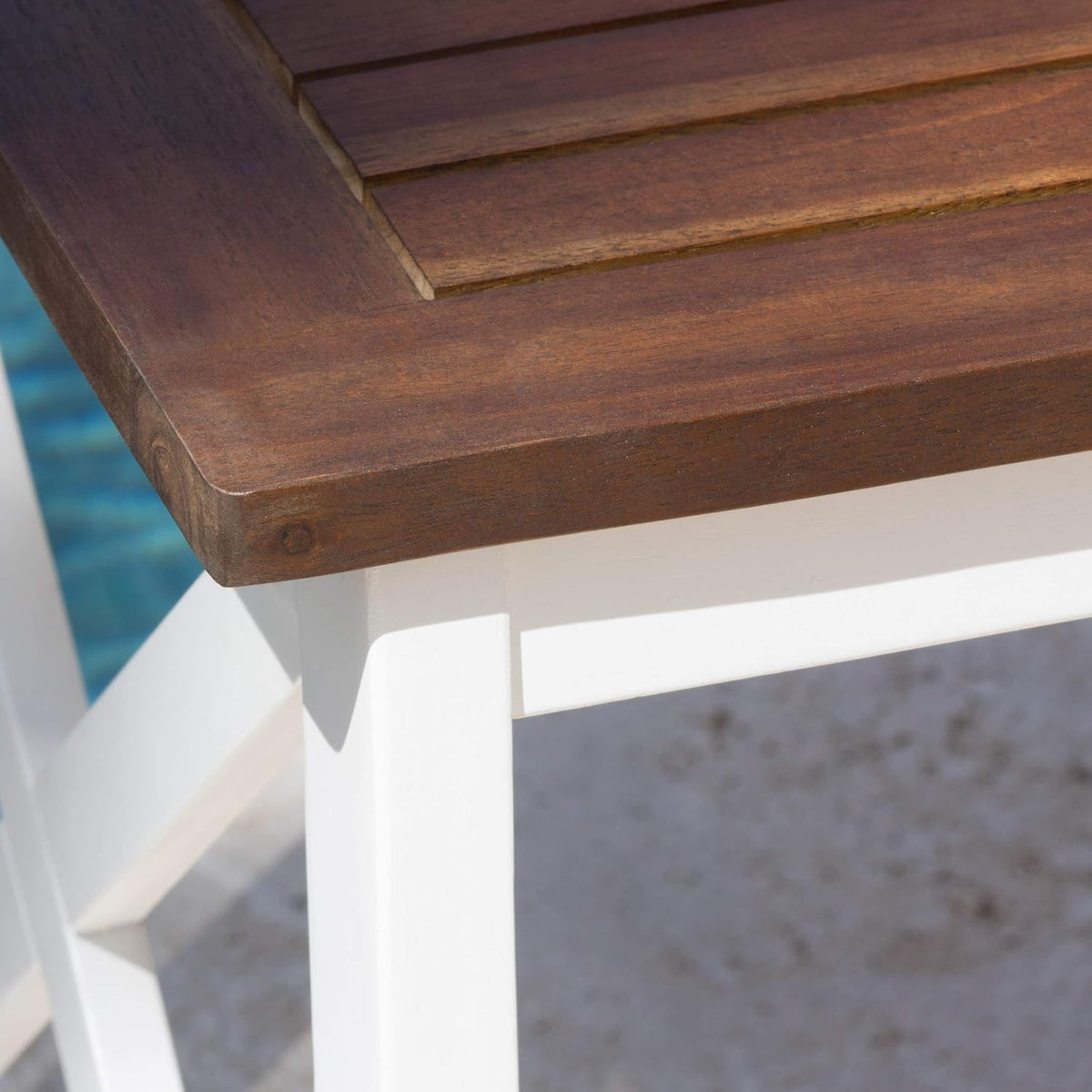 Acacia Wood End Table I99927
