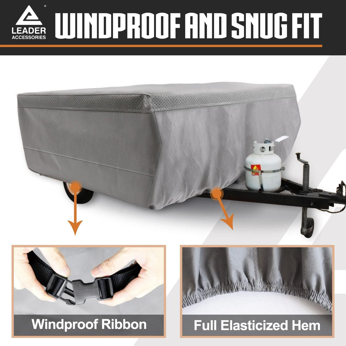 Pop up Folding Camper Cover RV Trailer (12'-14') S480665