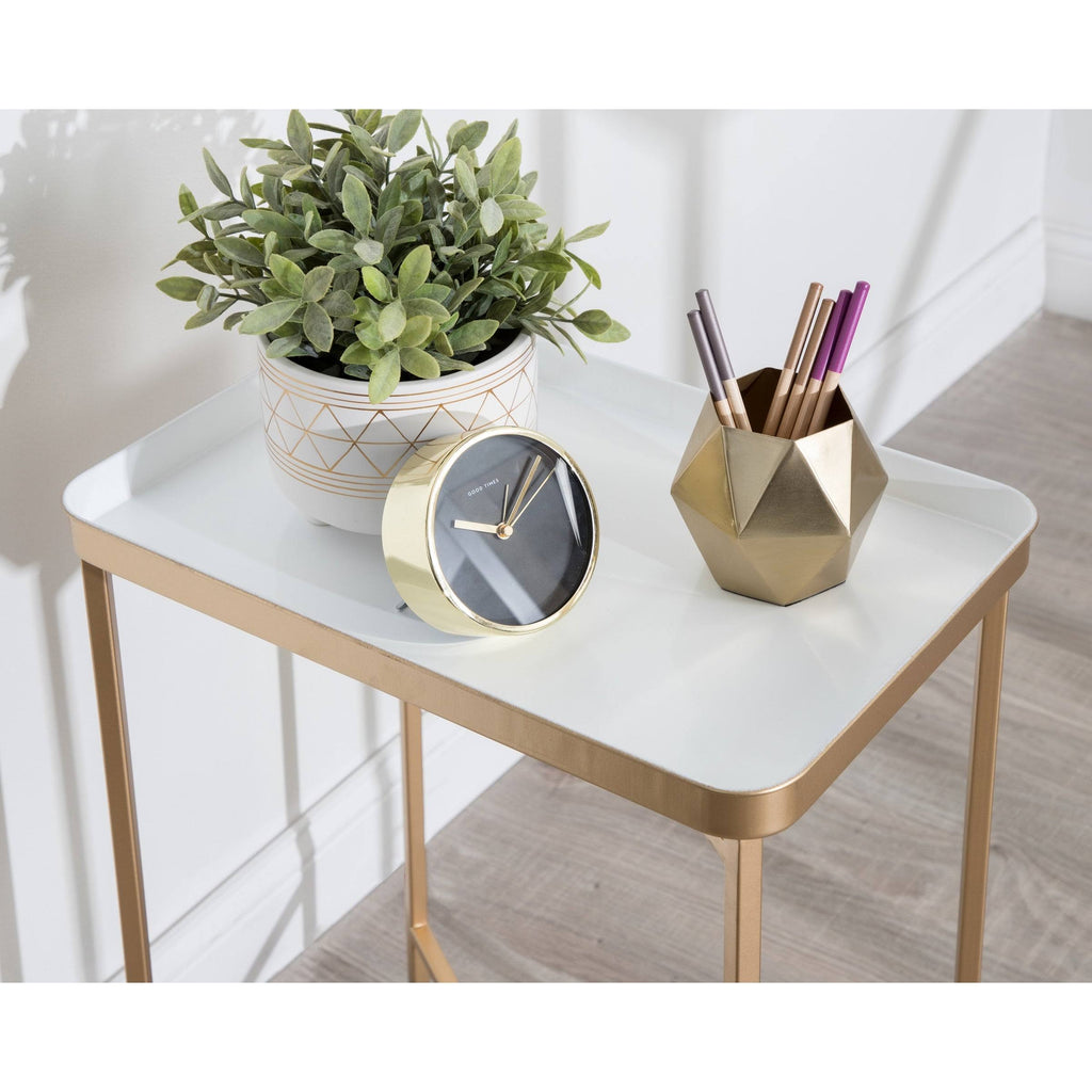 Bronze Metal Accent Table I395153