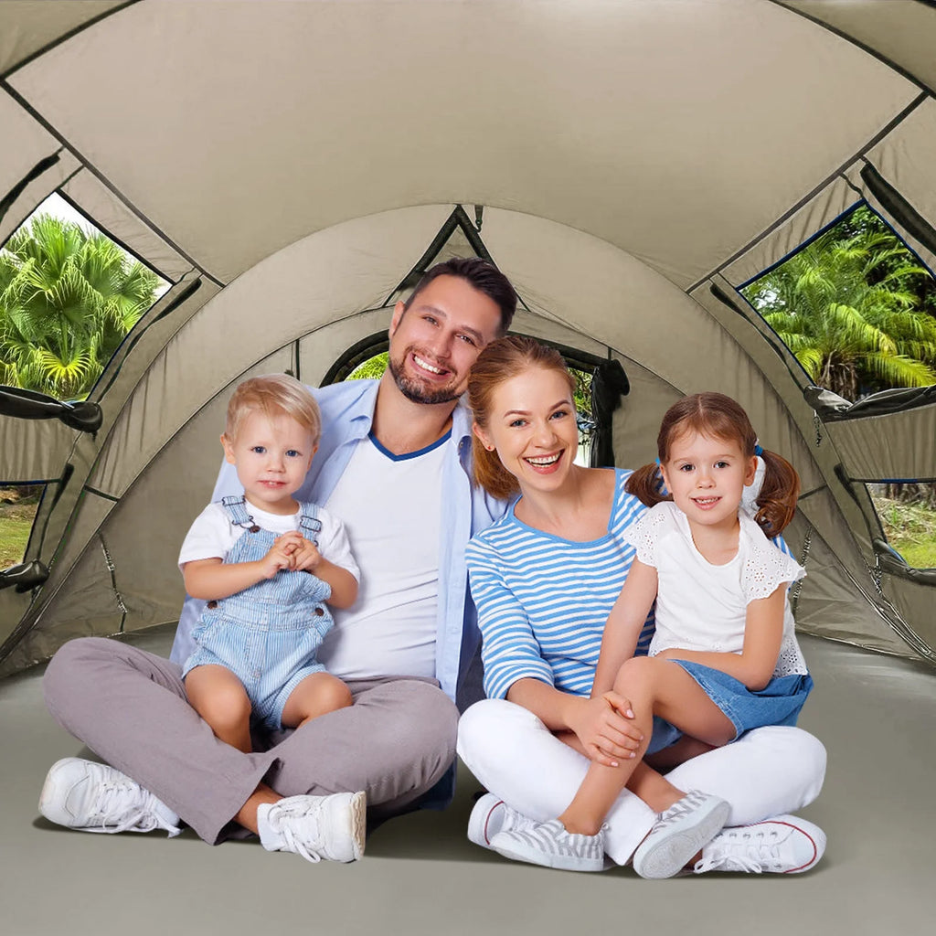 4-Person Waterproof Pop Up Camp Tent H16671