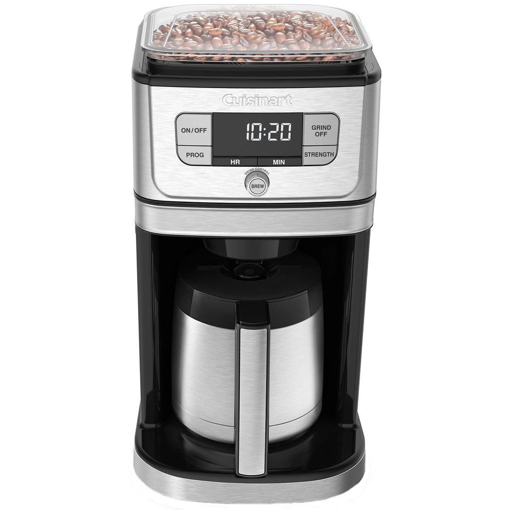 10 Cup Burr Coffeemaker, Silver Z176214