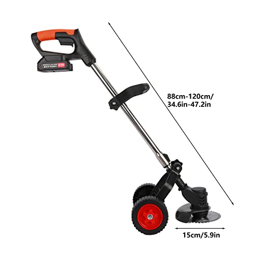 24V Cordless 3 in 1 Electric String Trimmer with 2 x 2000mAh Batteries R3659