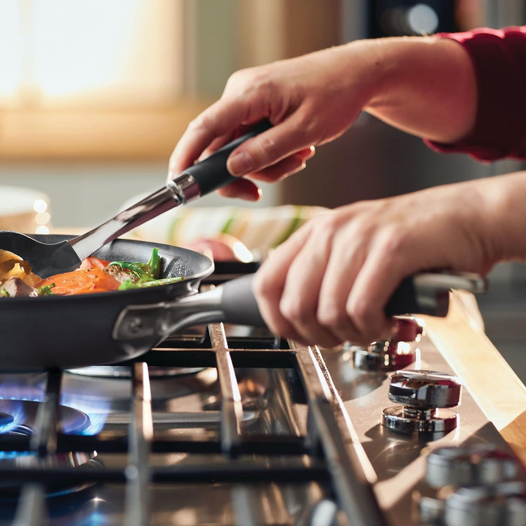 Hard-Anodized Nonstick Skillets 2 Piece Set 10.25-Inch & 12.75-Inch Moonstone S331