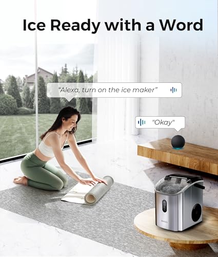 Portable Countertop Ice Maker 26 lbs Self-Cleaning Black I229