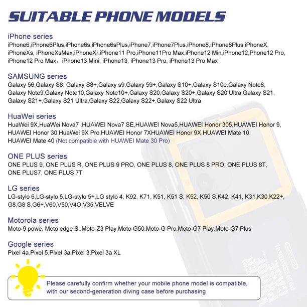Waterproof Protective Case for Phones Up to 6.9 Inch U935
