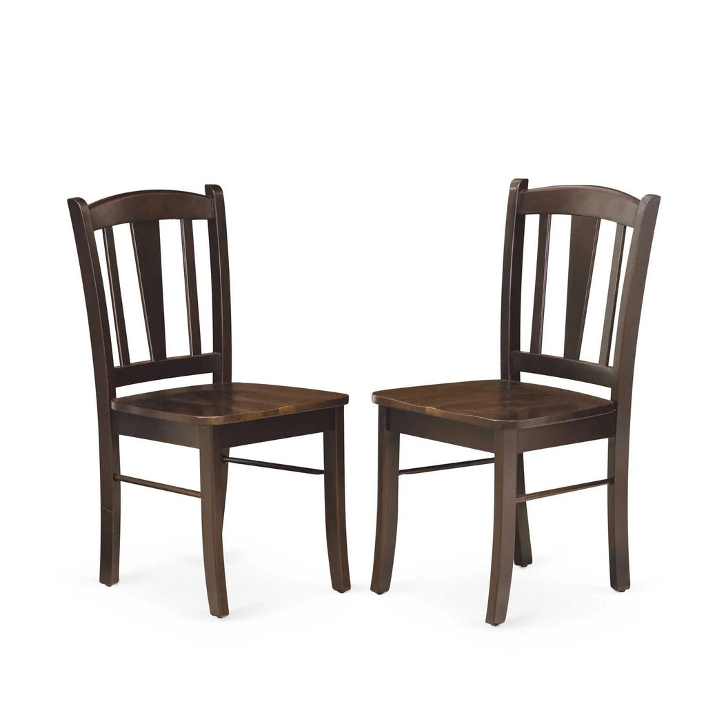 5 Pc Mahogany Dining Table Set with 4 Chairs C4506