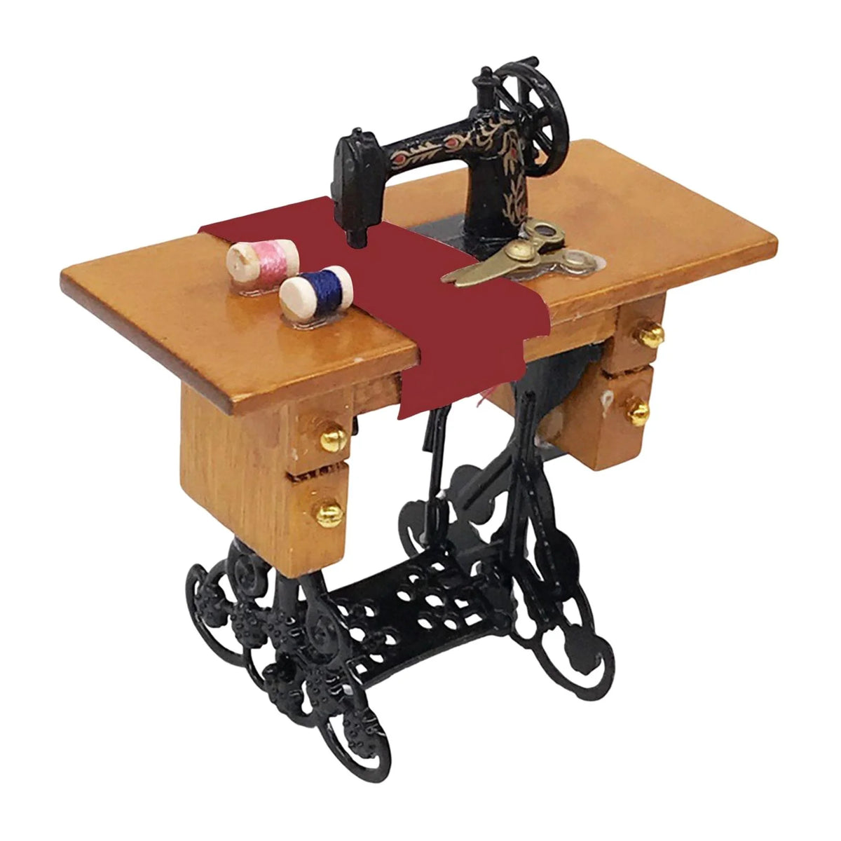 Vintage Sewing Machine Dollhouse Miniature Furniture Accessories X4031