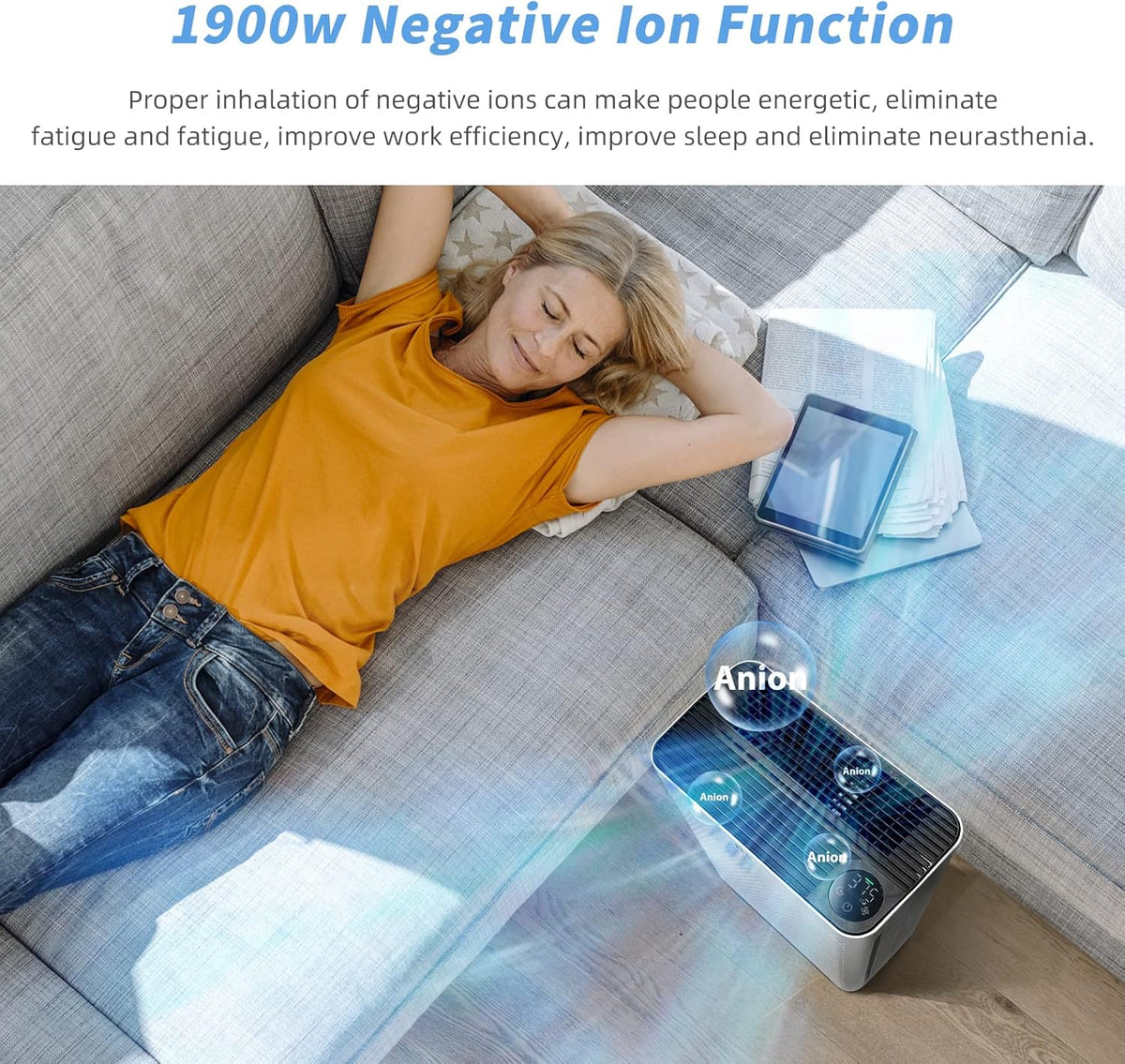 3-in-1 True HEPA Air Purifiers, Pack of 2 B988
