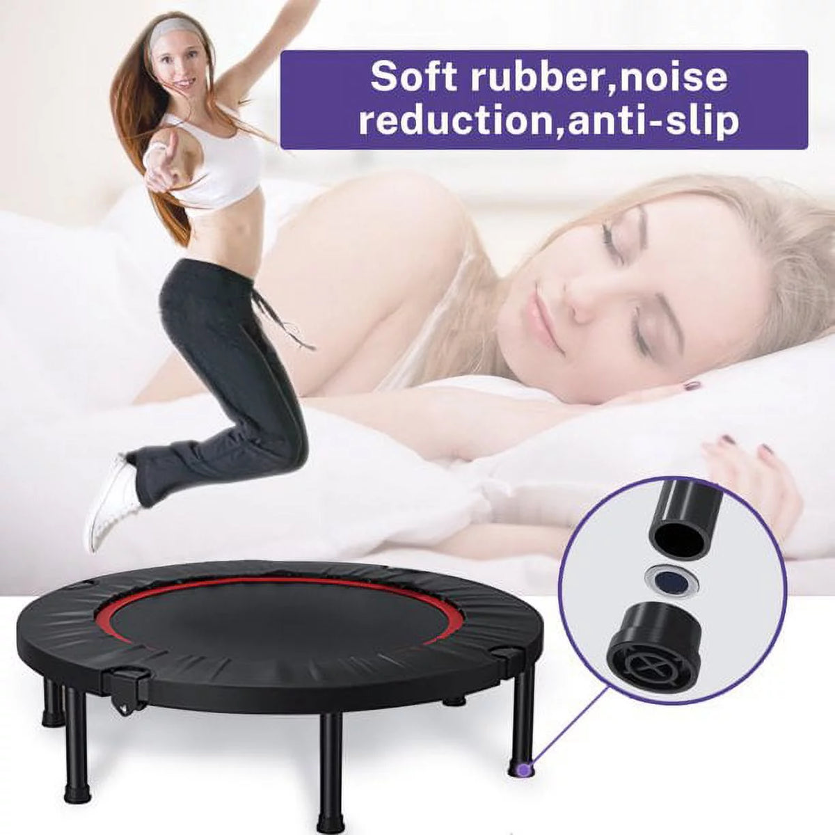 40 Foldable Mini Trampoline 330 lb Weight G25045