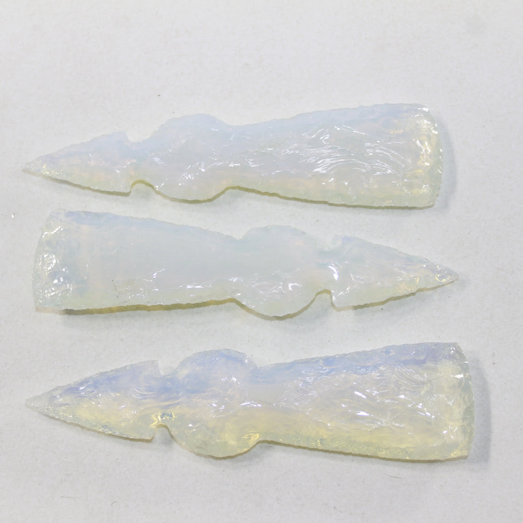 Opalite Ornamental Tomahawk Heads B62184