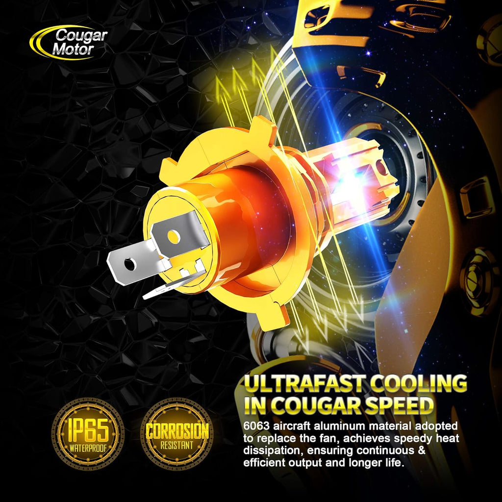 H4 9003 LED Bulb Cool White Pack of 2 P717