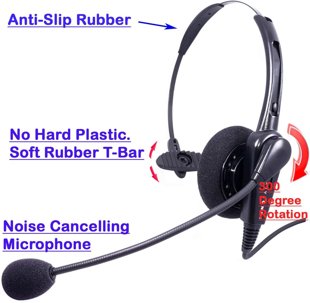 Phone Headset with Noise Cancelling Mic G168
