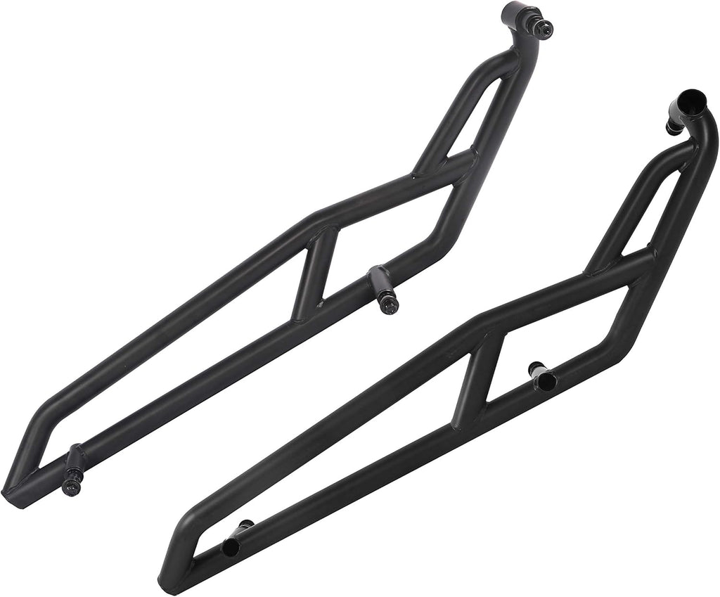 Black Bolt-On Nerf Bars Rock Sliders Brush Guard Tree Kickers for Polaris Pro XP R1466