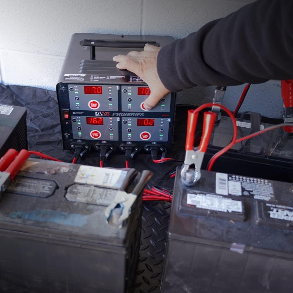Automatic Smart Battery Charger/Maintainer 10 Amps 6V/12V 4-Bank B34417