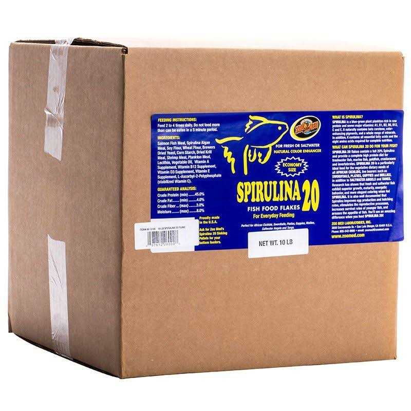 Spirulina 20 Fish Food Flakes Z74725