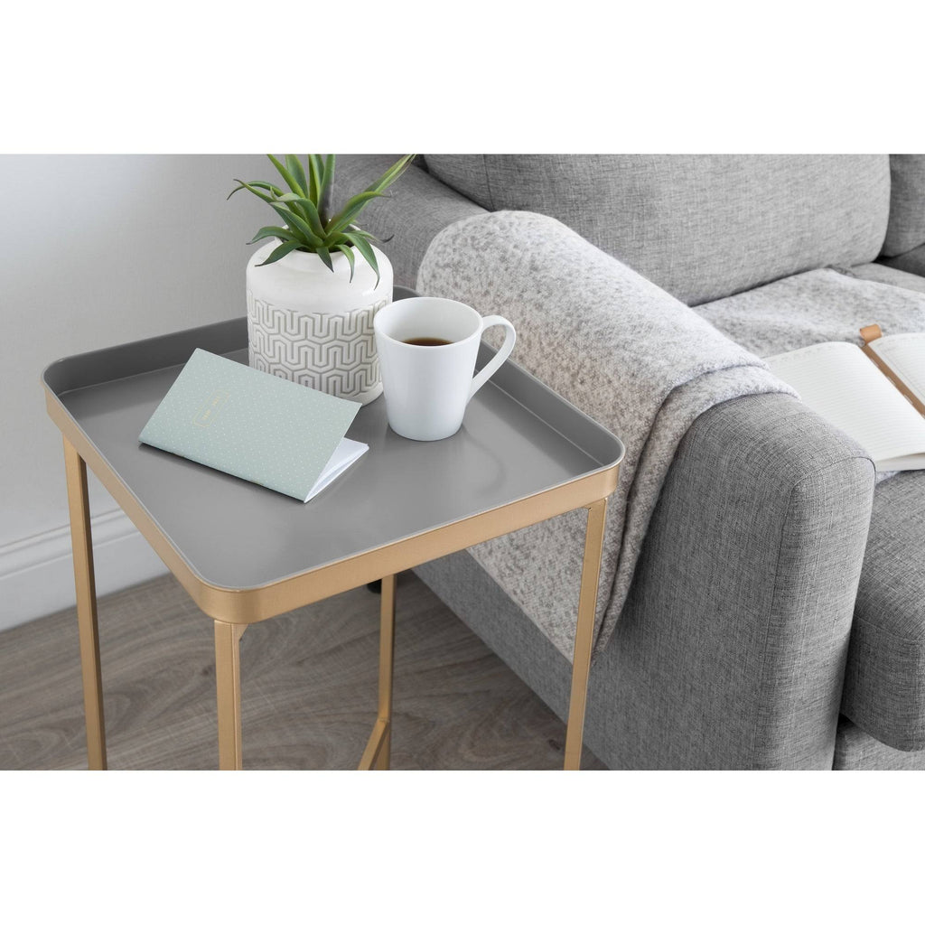 Bronze Metal Accent Table I395153