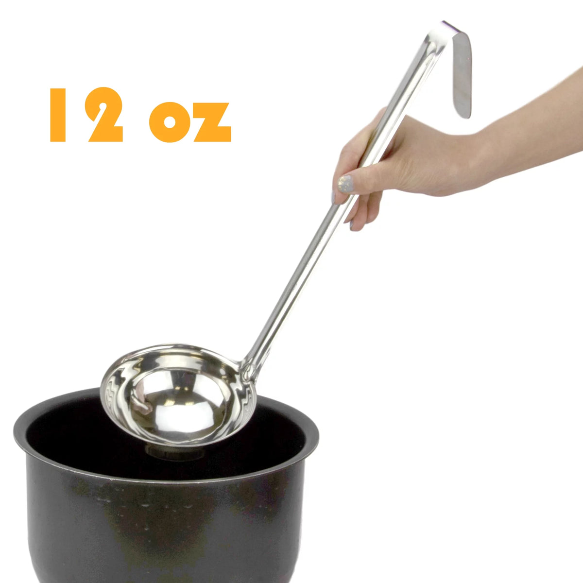 12 Oz Stainless Steel Soup Ladle L295960