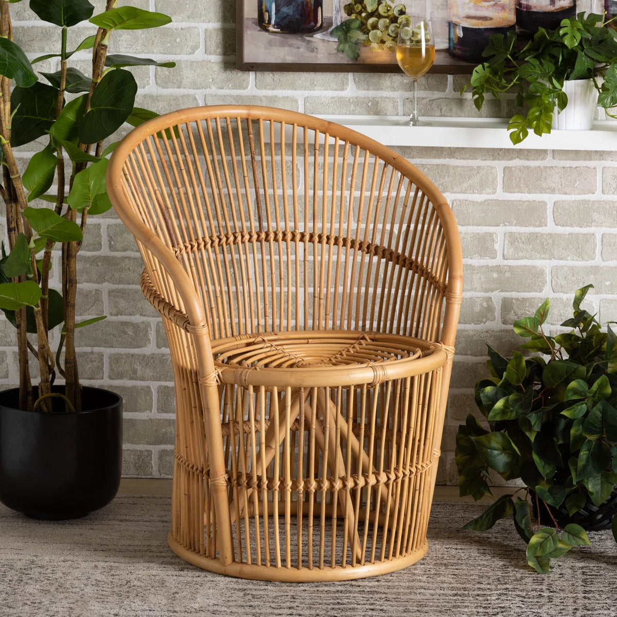 Brown Lounge Chair J96852