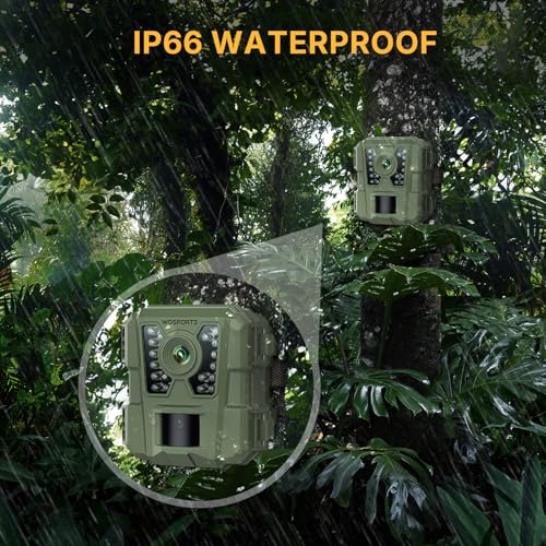 Mini Trail Camera 24MP 1080P Night Vision J692128