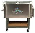 100 Qt Stainless Steel Rolling Cooler T62947