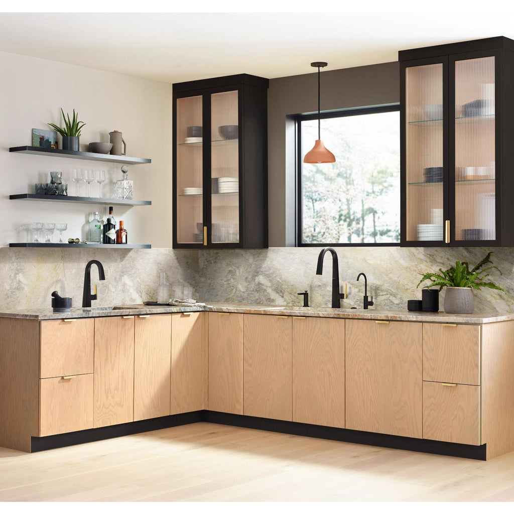 Chrome Pull Down Single Handle Kitchen Faucet F551