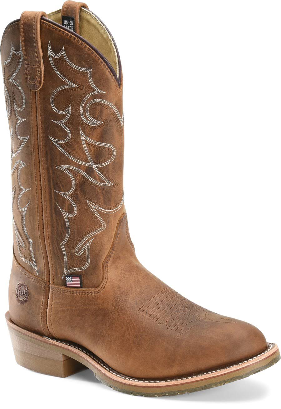 Brown Gel Ice Work Western Boots E717788