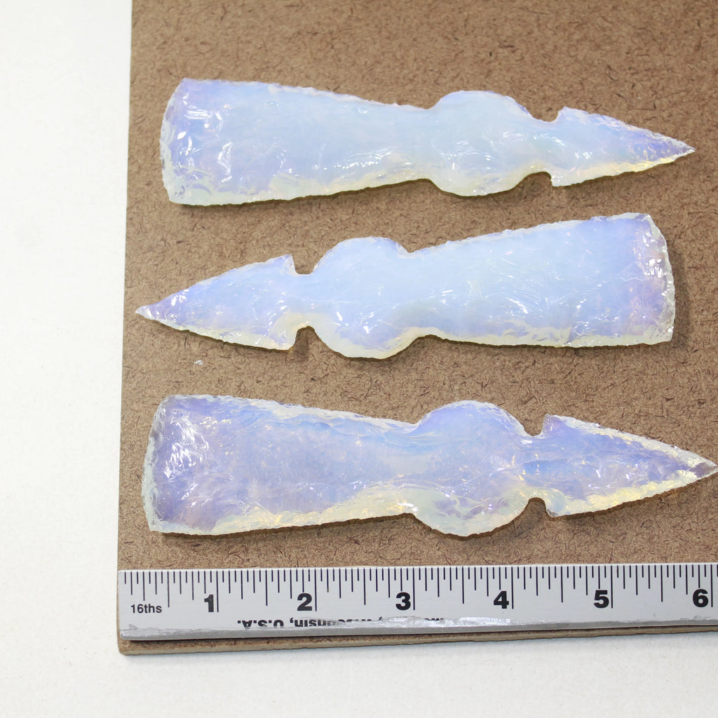 Opalite Ornamental Tomahawk Heads B62184