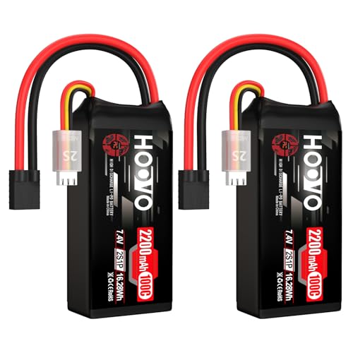 3S 2200mAh 80C 11.1V Shorty Lipo Battery Pack 2 Pack X867915