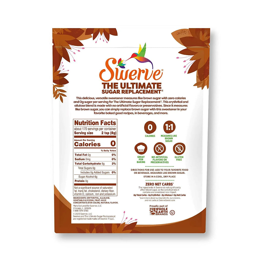 Brown Sugar Replacement Sweetener, 48oz T133