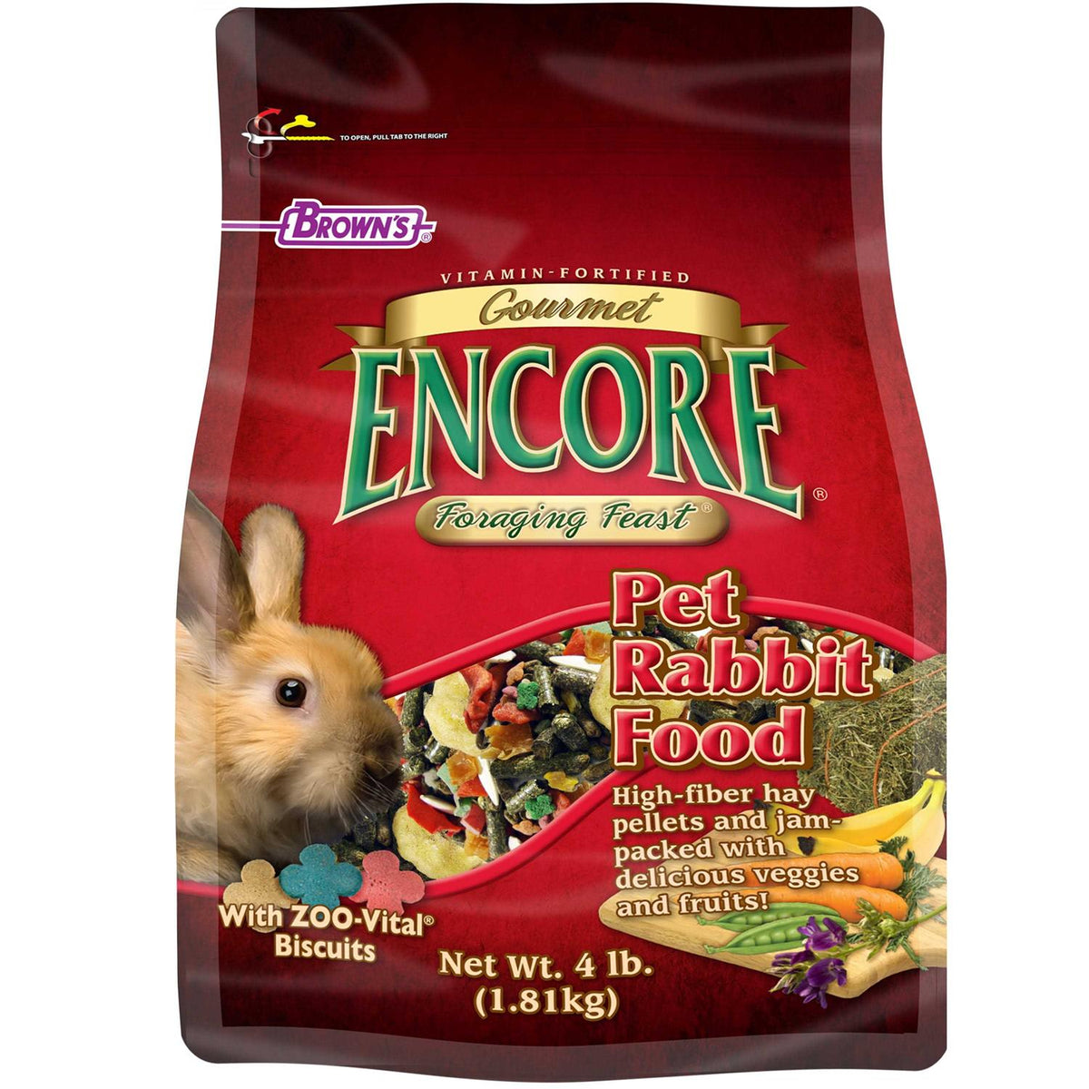 Gourmet Foraging Feast Pet Rabbit Food V45387