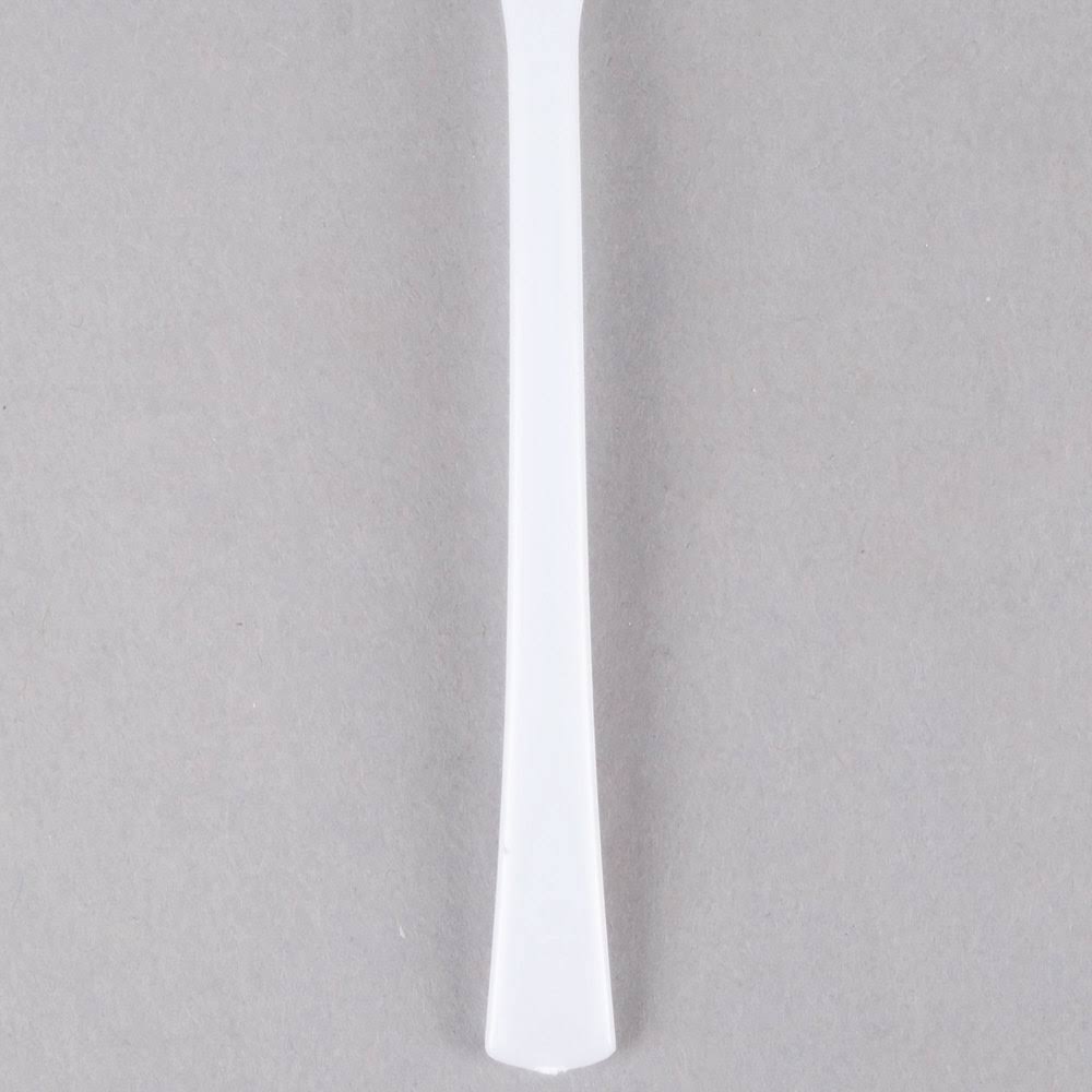 White Plastic Tasting Spoon Y4190