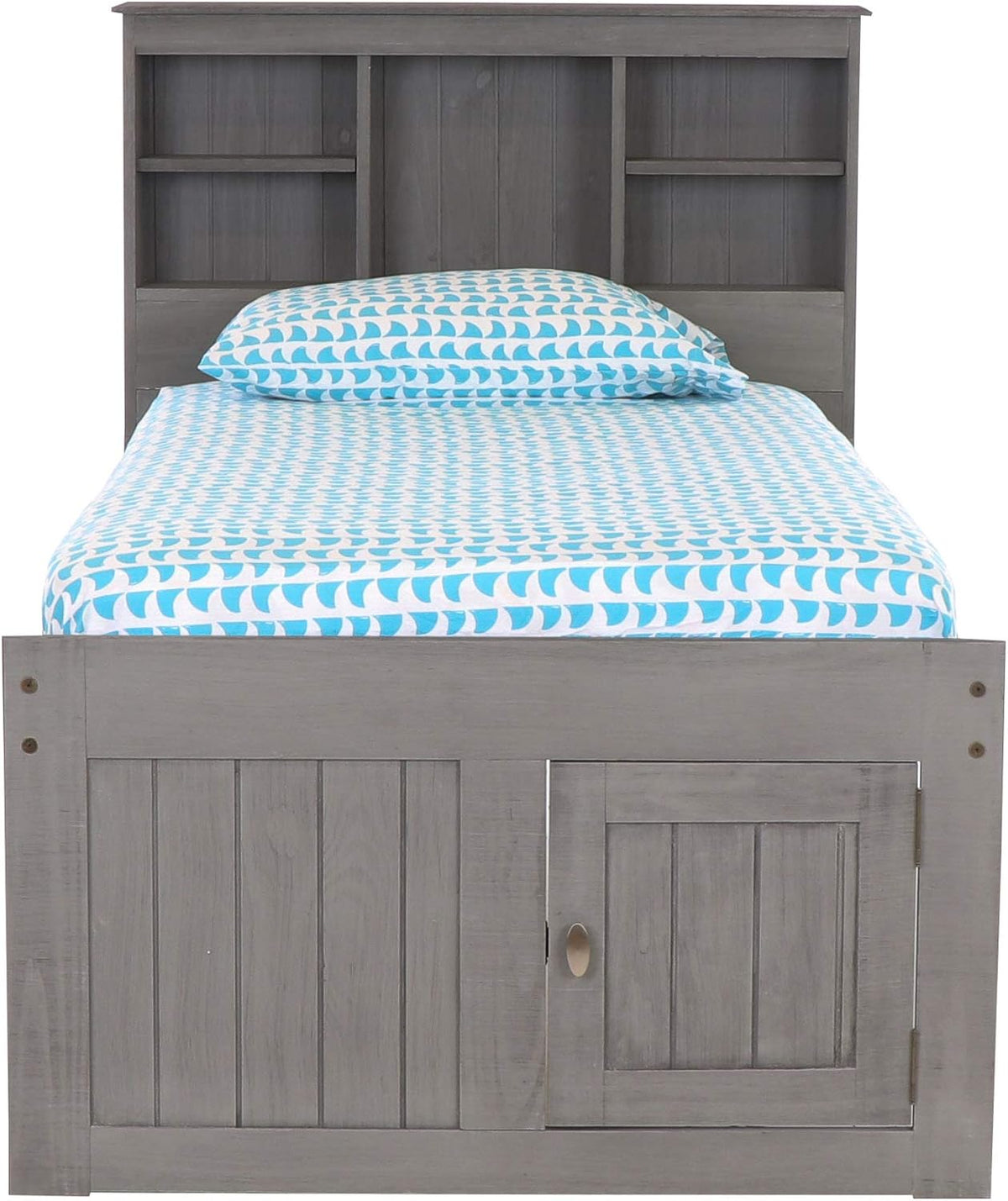Twin Bookcase Bed with 6 Drawers K549145