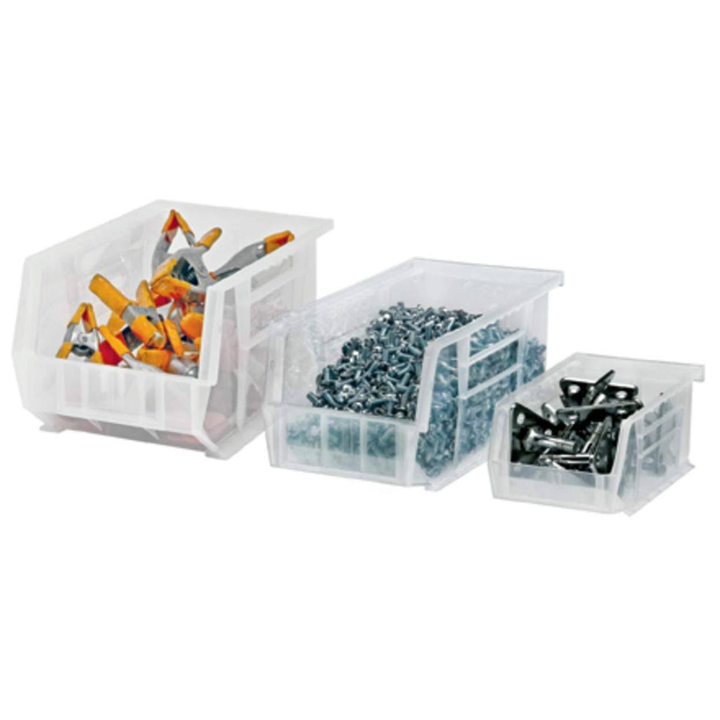 Clear Plastic Stack & Hang Bin Boxes case/24 U562403