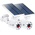 1400-Lumen 9W Aluminum Solar Flood Security Spotlights Z155