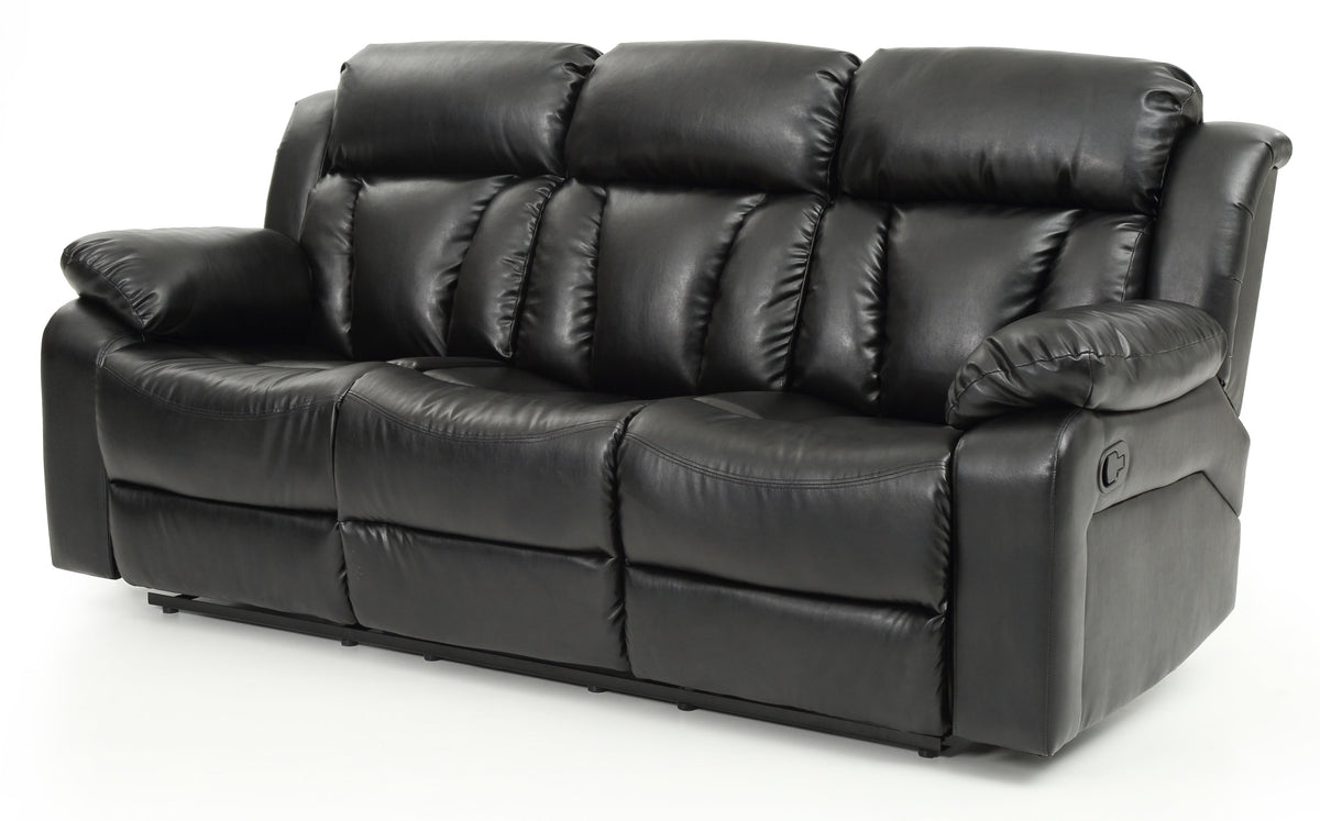 Black Reclining Sofa R3961