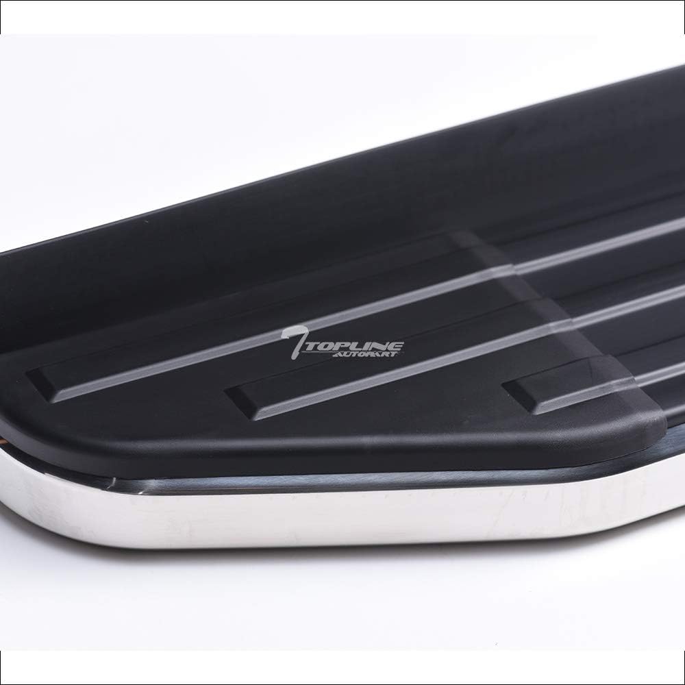 6" Black Aluminum Side Step Rail Running Boards C180