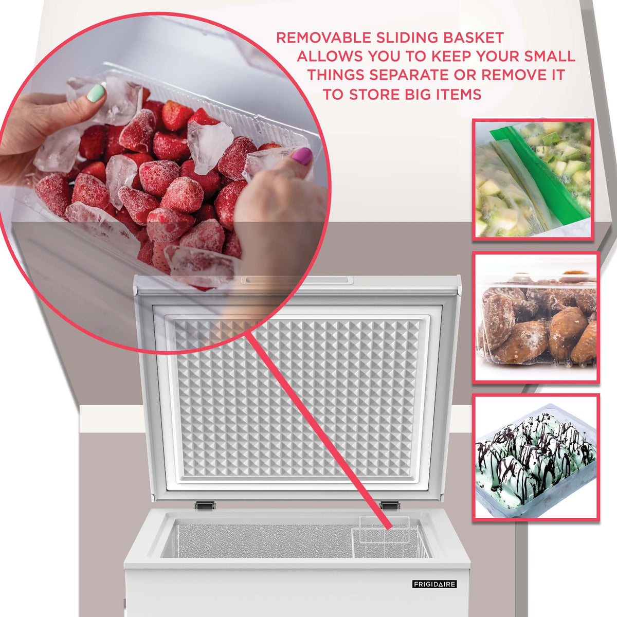 5.0 Cu. ft. White Chest Freezer C8915