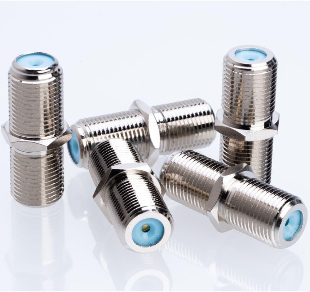 F81 F Female to Female Coupler F-Type Adapter Connector (100 Pack) Y944
